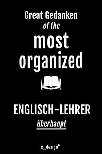 Notizbuch für Englisch-Lehrer: Originelle Geschenk-Idee [120 Seiten liniertes blanko Papier]