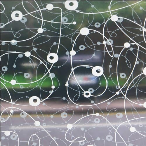 Wet Ink Studio Atomic Retro Sheer Window Film - 3 ft x 4 ft
