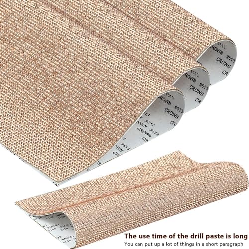 Image of Jubilant 12000 Pieces Bling Rhinestone Sheet Stickers, DIY Craft, Self Adhesive Glitter Rhinestones Crystal Diamond Gem Stickers for Car /Phone /Clothing /Shoes, 9.4 x 7.9 Inch (Champagne Gold)