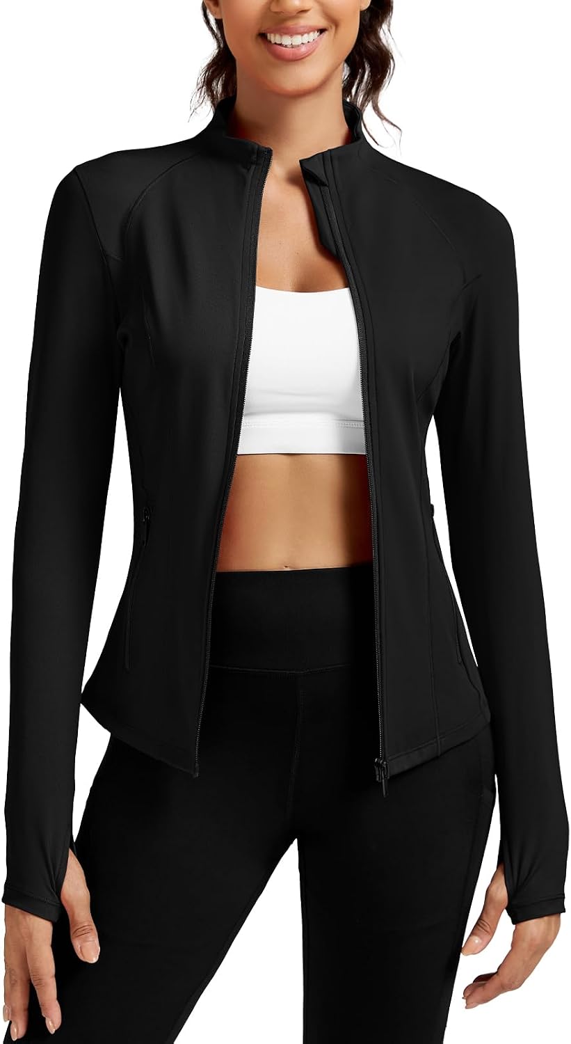 Workout Jackets Women Lightweight Running Jacket Yoga Athletic Jacket