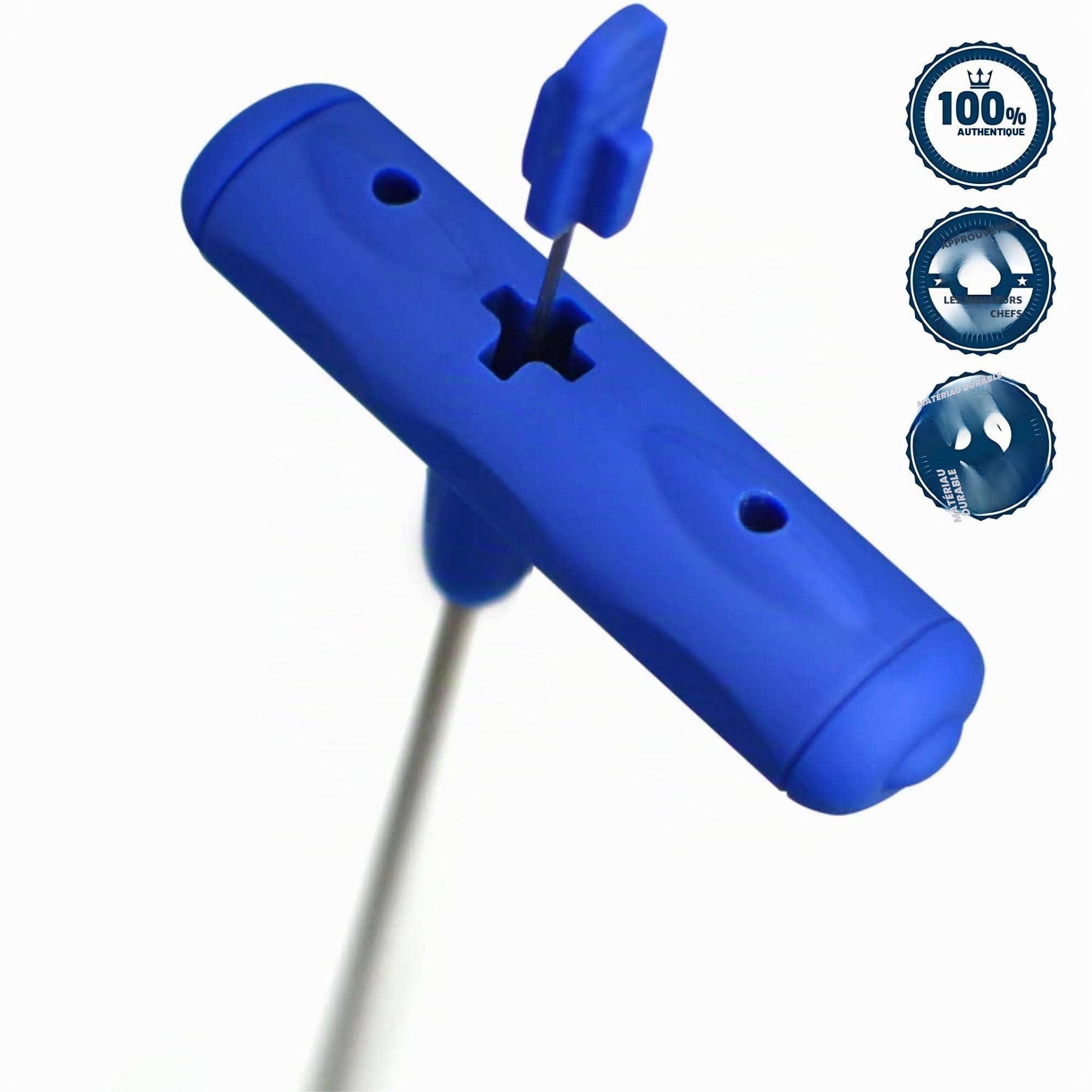 Kit d’ikejime Robuste Pique à Poisson d’ikejime et shinkejime avec Fil en Acier Inoxydable, pour sériole, Bar, brème, Bleu