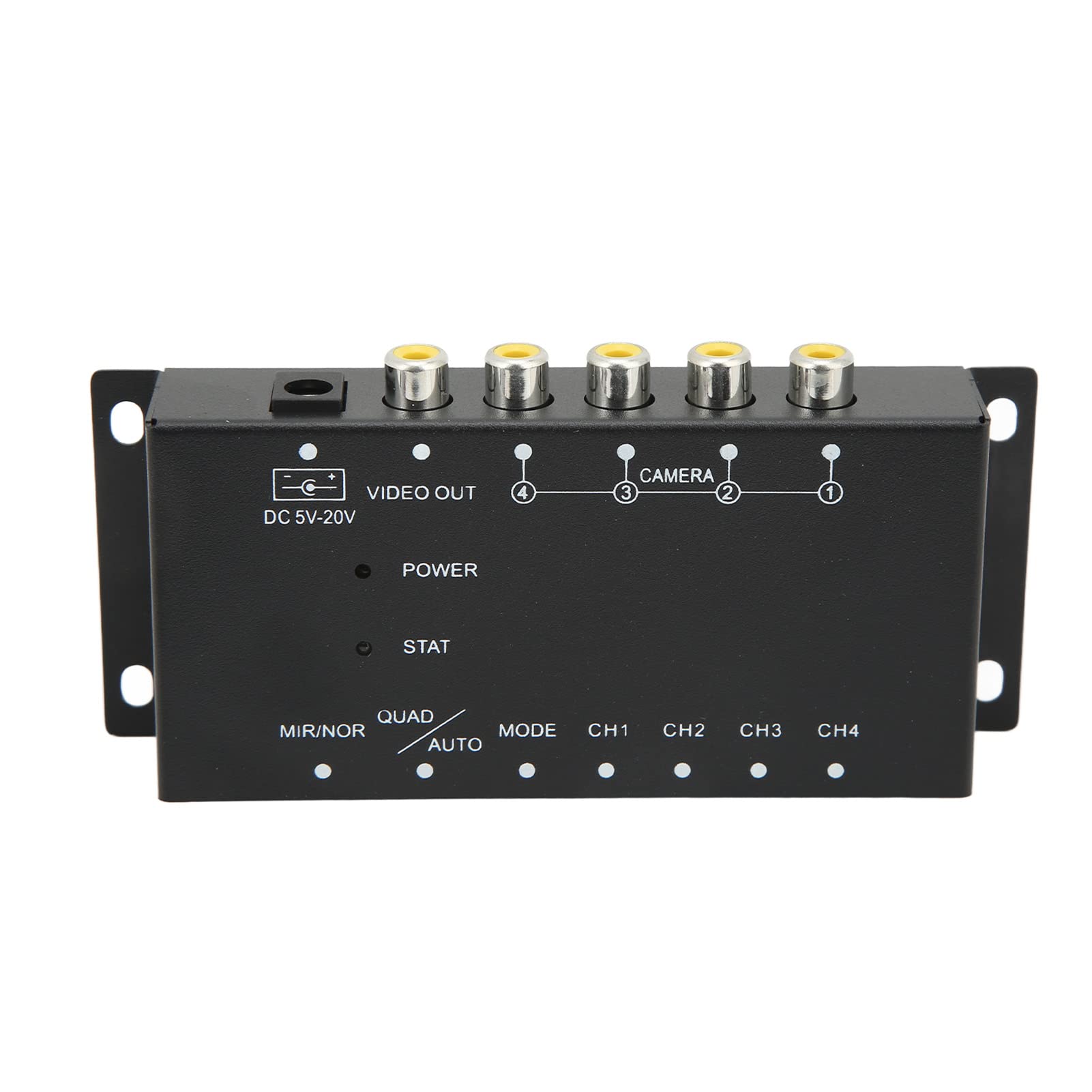 Répartiteur Vidéo Numérique Mobile Mini Répartiteur Vidéo 4 Canaux 720P Accessoires électroniques Automobiles Pour Bus Camions-citernes Bateaux Yachts