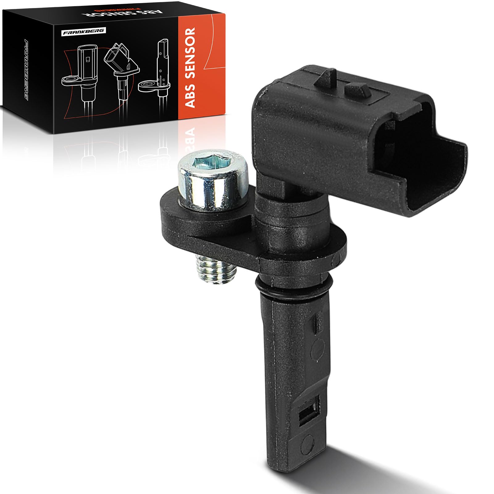 Frankberg Sensor de velocidad de ruedas Sensor ABS 2 Polos Compatible con Proace Bus MDZ Spacetourer Bus V TR.A.Veller Bus V Vivaro C Combi K0 Zafira Life Bus K0 Replace# 9806041680