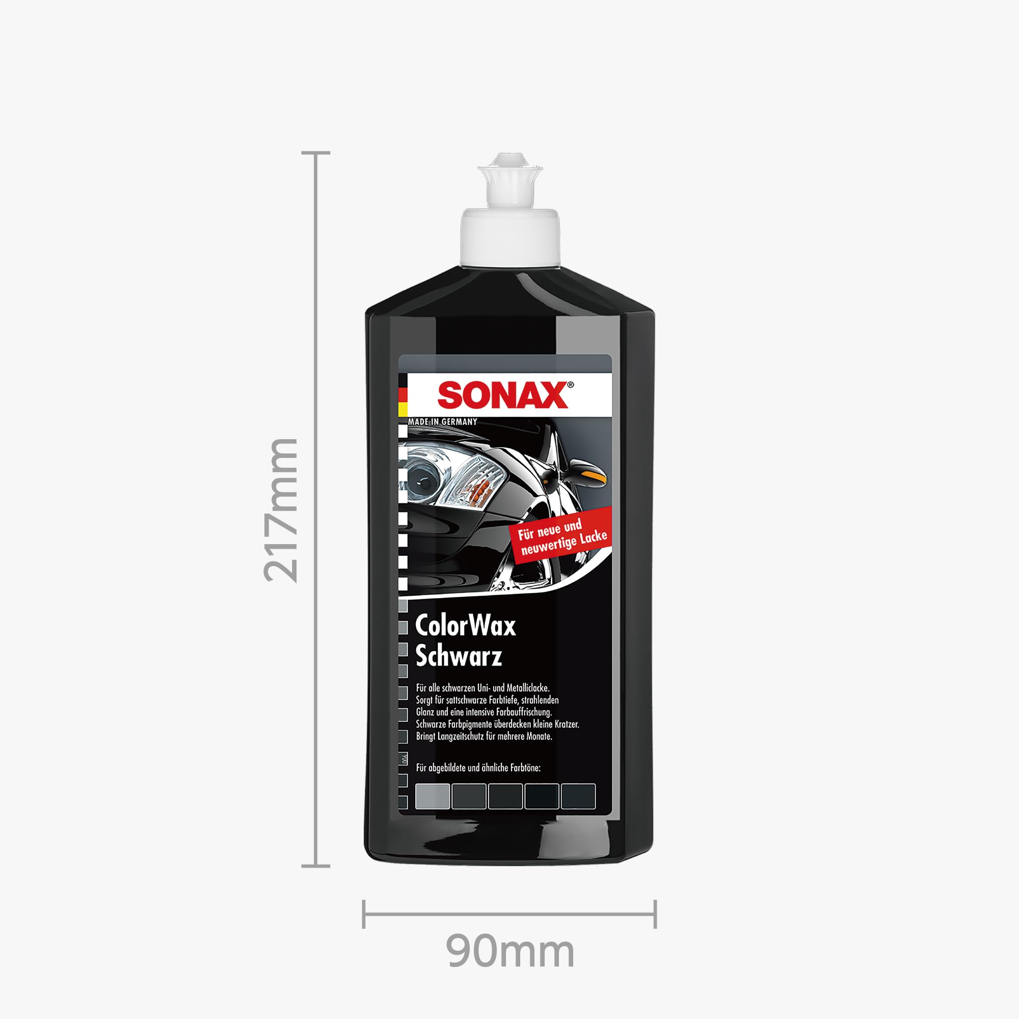 Amazon | ソナックス(Sonax) カーワックス カラーWAX ブラック 298200