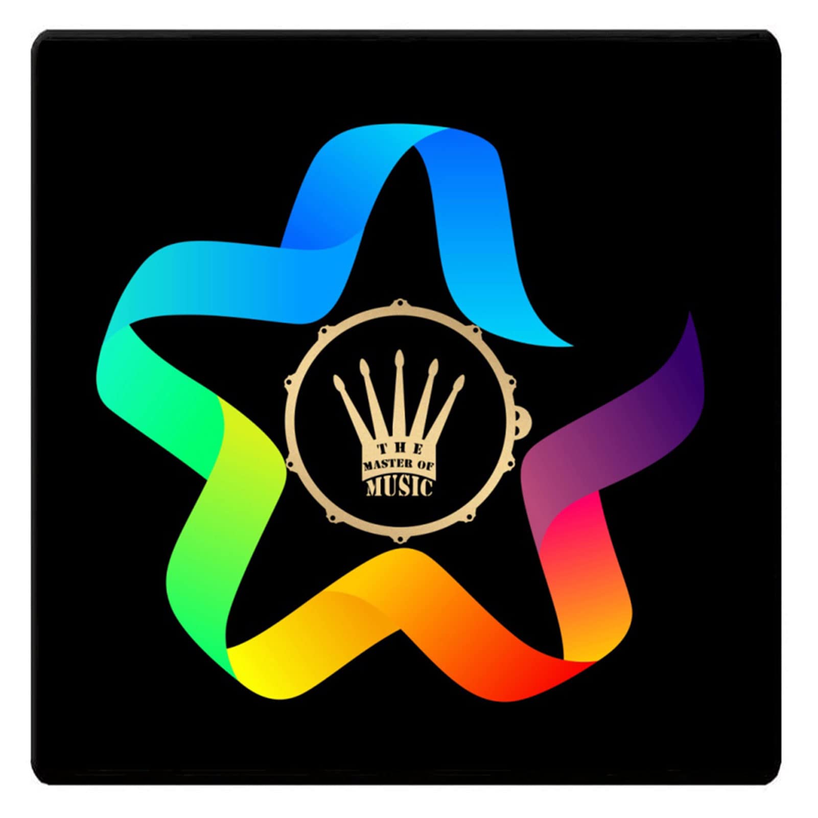 QQDDDrum Rug Drum Mat Soundproof Mat Drum Carpet Non-Slip Drum Rugs For Bass Drum Snare And Other Musical Instrument Mat | 3 Layer Synithesis | Loop Pile Drum Blanket | Square Drum Blanket