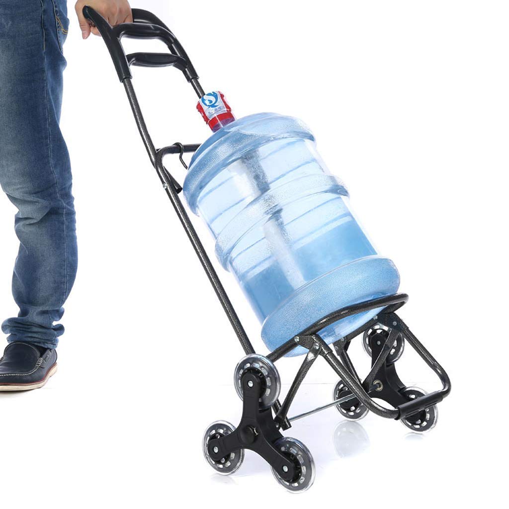 Carrelli della Spesa, Carrello della Spesa Salire Le Scale Carrello degli Alimenti Carrello Piccolo Vecchio Supermercato Portatile Pieghevole Spinta a Mano Bagagli Tirare A Mano Auto, Vino R