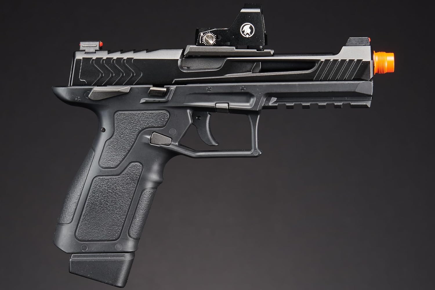 Lancer Tactical Competition Gas Blowback Airsoft Pistol with MICR Red Dot