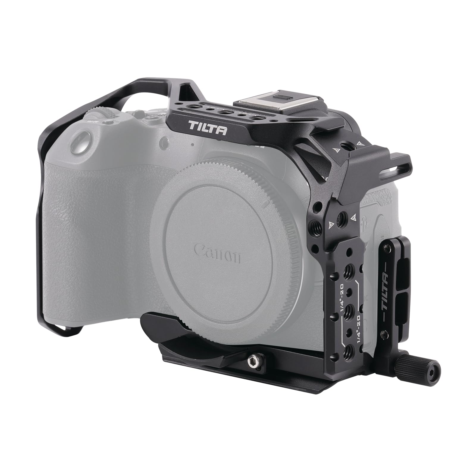 Tilta R8 Cage Full Camera Cage Compatible with Canon R8 with EF-R Mount Adapter Support,Micro HDMI and USB-C Cable Clamp and Allen Key - Black TA-T28-FCC-B Full Camera Cage - Black