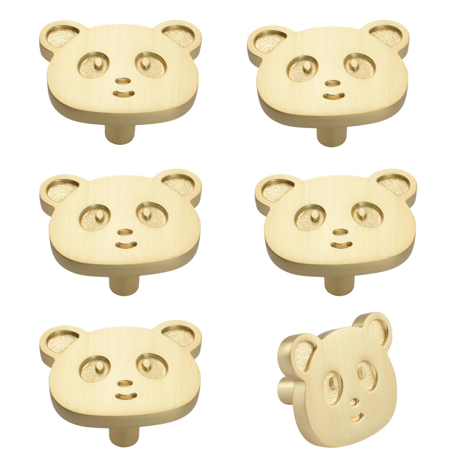 MOROBOR 6PCS Bear Shape Handle