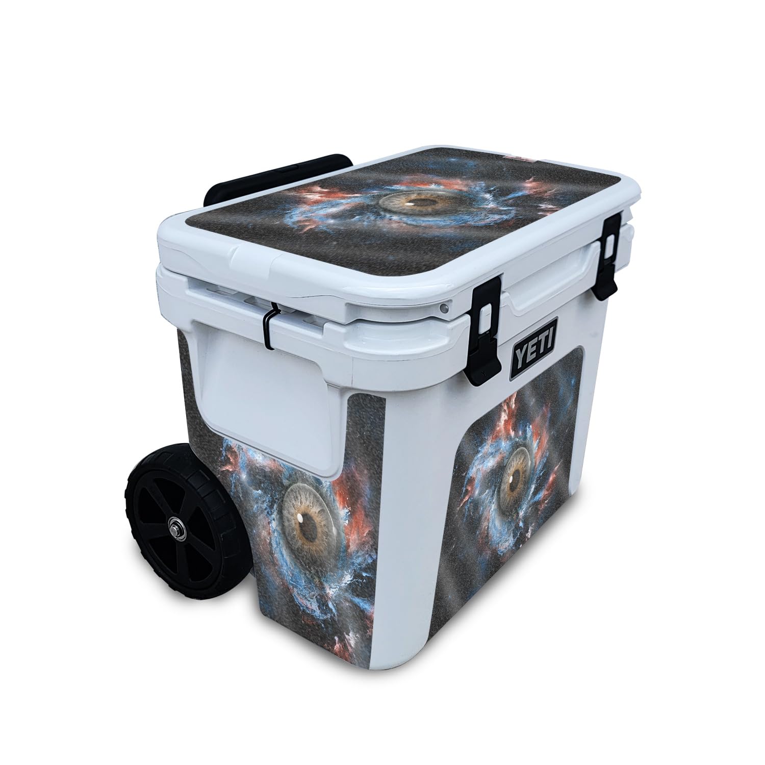Glossy Glitter Skin Compatible with Yeti Roadie 32 Wheeled Cooler - Eye See You - Premium 3M Vinyl Protective Wrap Decal Cover - Easy to Apply | Crafted in The USA by MightySkins