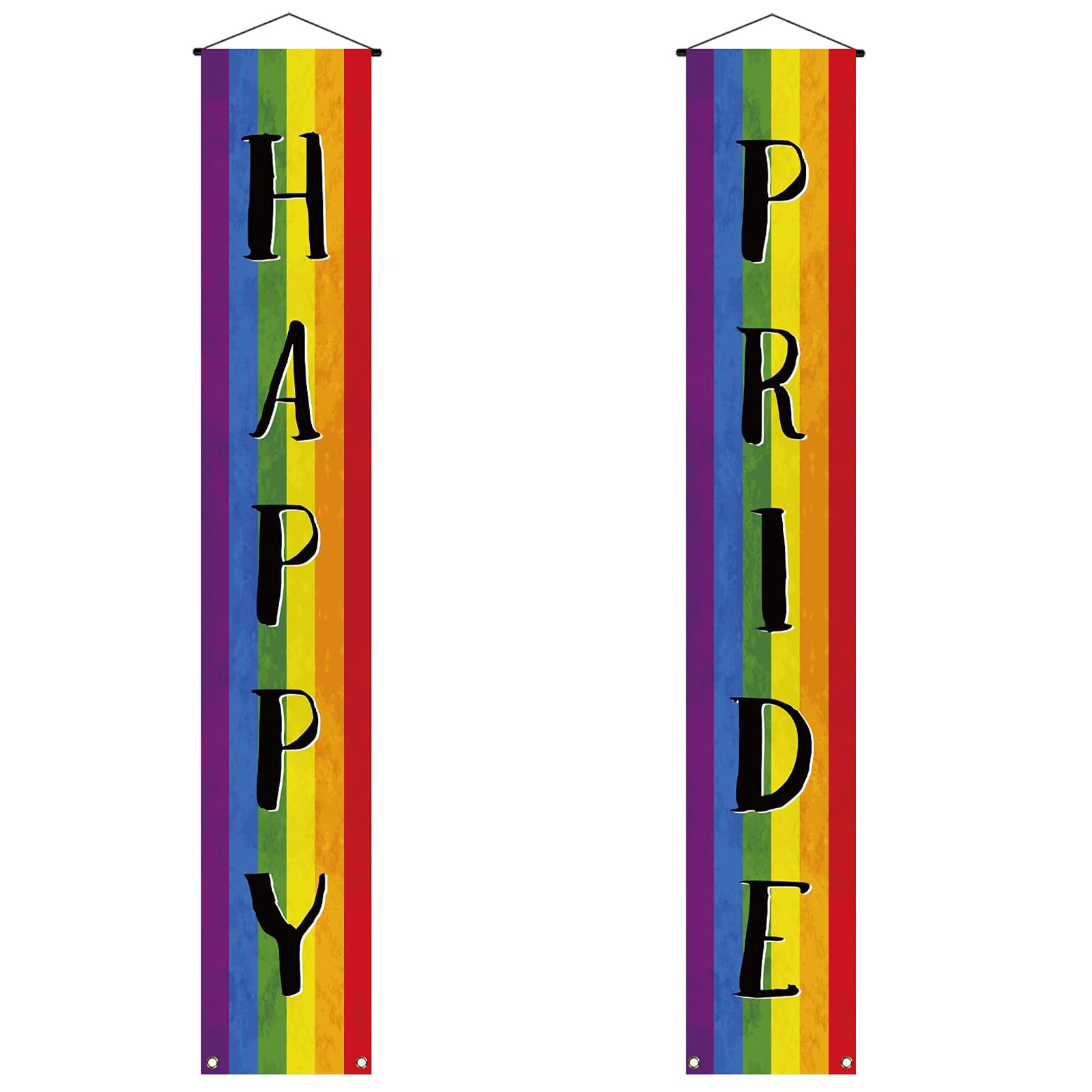 Pride Decorations Outdoor Happy Pride Porch Banner Lgbt Day Month Prom Rainbow Party Decoration And Supplies Porch Sign Day Photo Booth Backdrop For Indoor Outdoor Home Decorations And Supplies