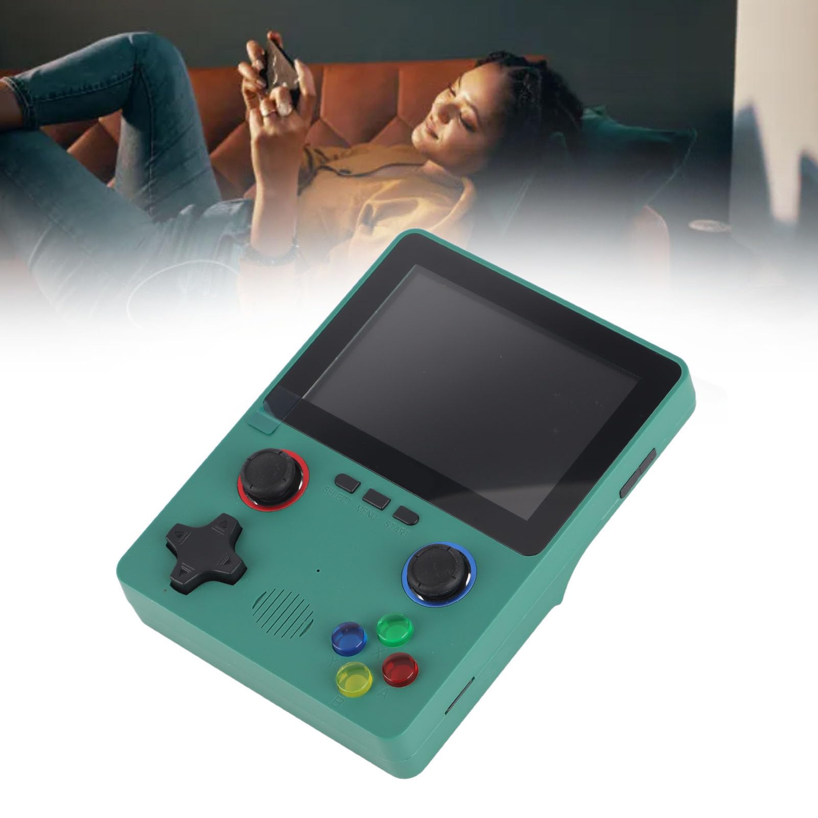 Retro Handspielkonsole | 3,5 Zoll IPS Bildschirm | Mit 32G Speicherkarte & 2000mAh Akku