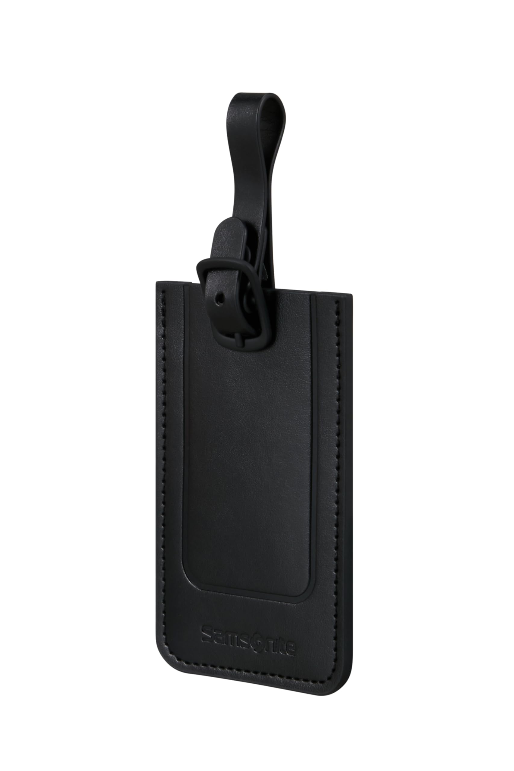 Samsonite TA Revolution - Luggage Tag Set (2 Pieces), Luggage Tags for suitcases and Bags, with Adjustable Strap, Address Card, Privacy Flap, Black