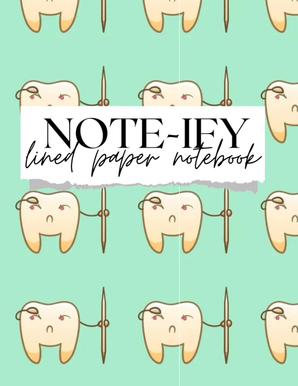 Tooth Notebook: Dental Hygienist/Dental Assistant/Dental Student Notebook, Paperback,100 Pages, 8.5x11