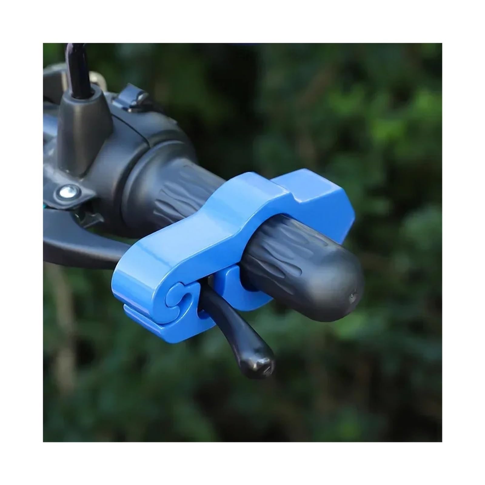 zamek bezpieczeństwa Samochód elektryczny Motocykl Rower Butelka ATV Samochód przenośny Kierownica Blokada hamulca Antykradzieżowa Kierownica Przepustnica Lo zamka motocyklowego(Blue)