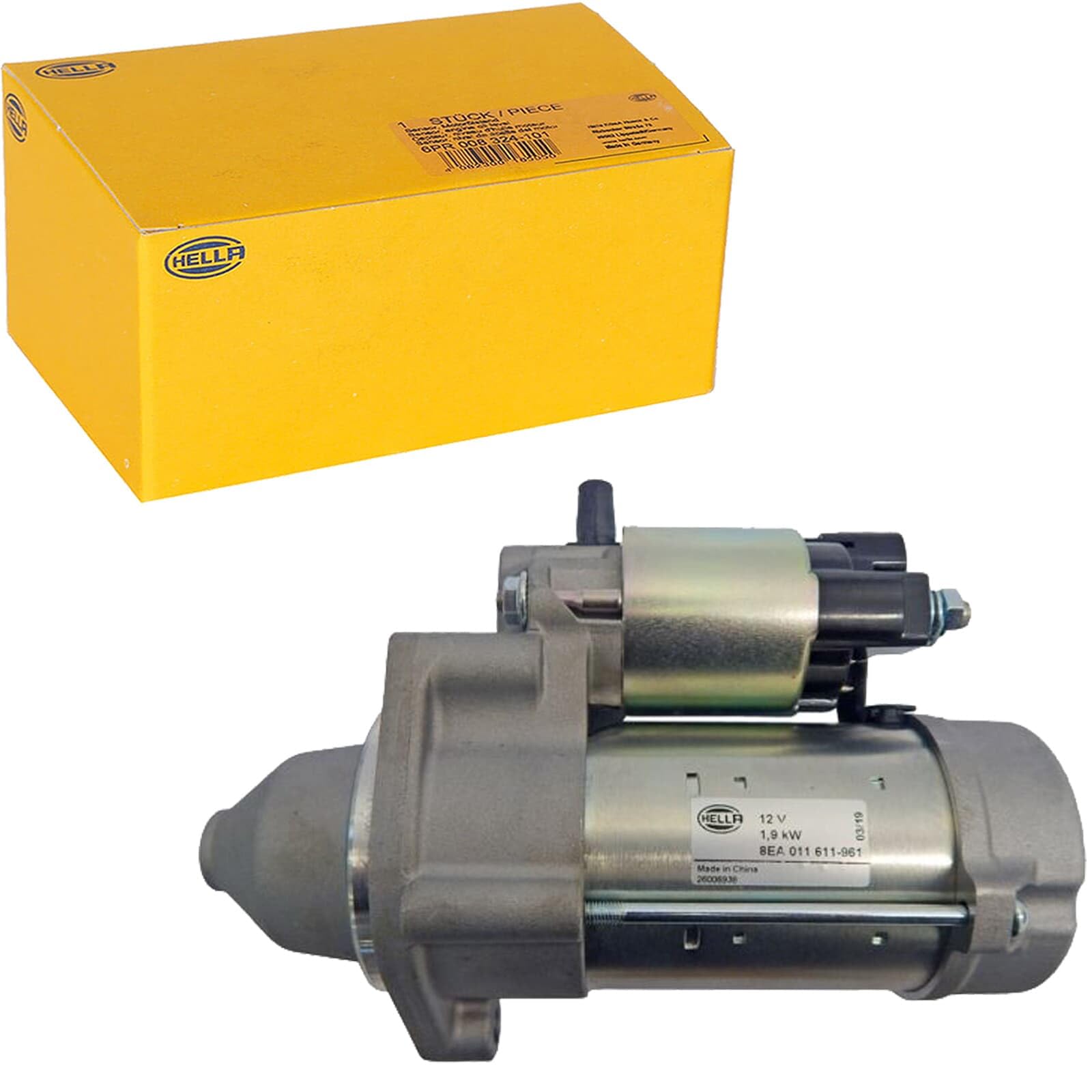 HELLA Starter Fits Hyundai i40 ix35 Kia Carens Optima Sportage 8EA 011 611-961