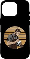 Vista 20 de Retro Barista Vintage Coffee Bean Coffee Drinks Cafe Case for iPhone 16