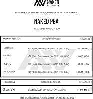 Vista 5 de Naked Nutrition - Proteína de chícharo aislado de granjas norteamericanas, 5 libras