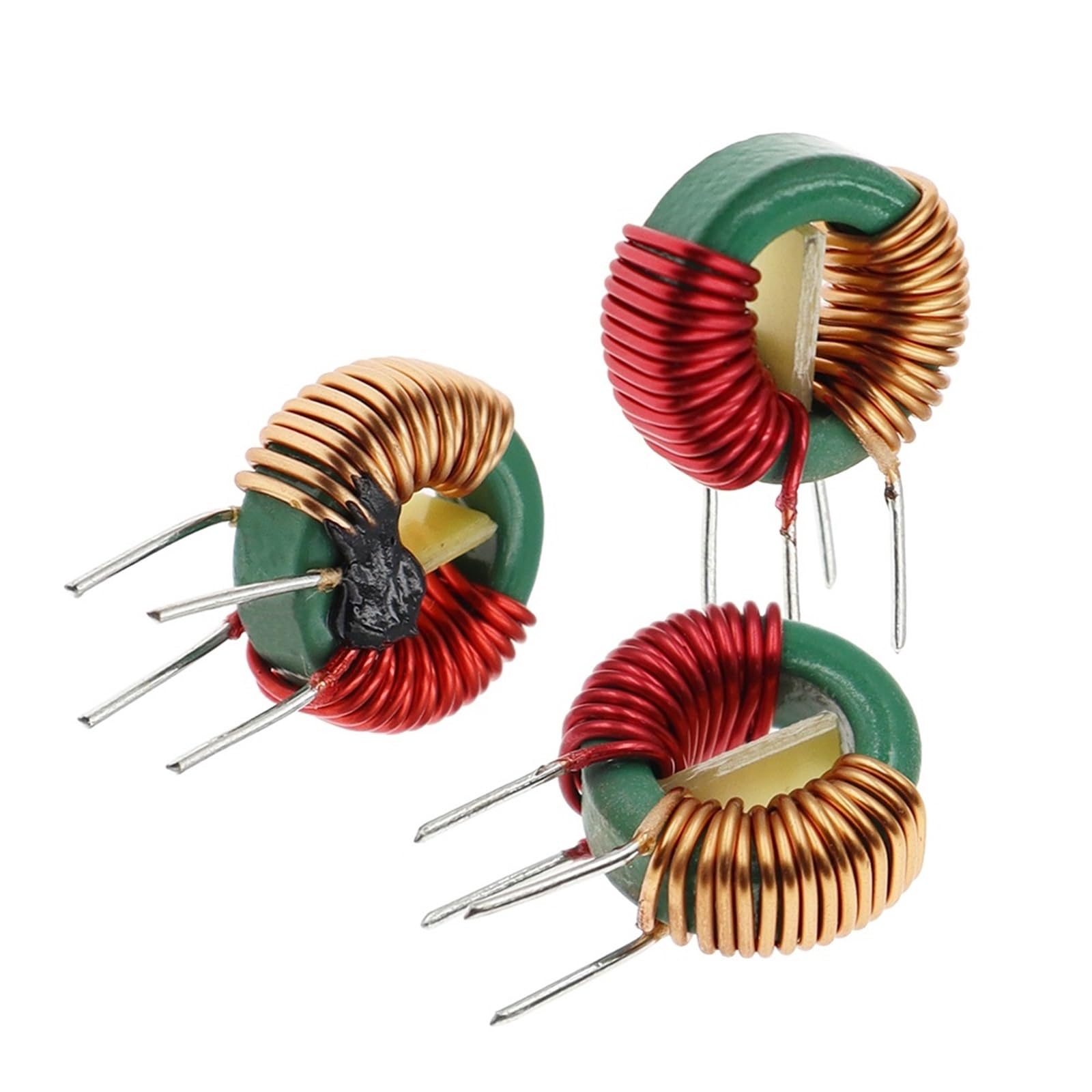 5Pcs 14X9X5MM Common-Mode Inductor 14 * 9 * 5mm 2MH 0.7Wire Diameter 5A Magnetic Ring Inductance Power Filtering Inductance Coil