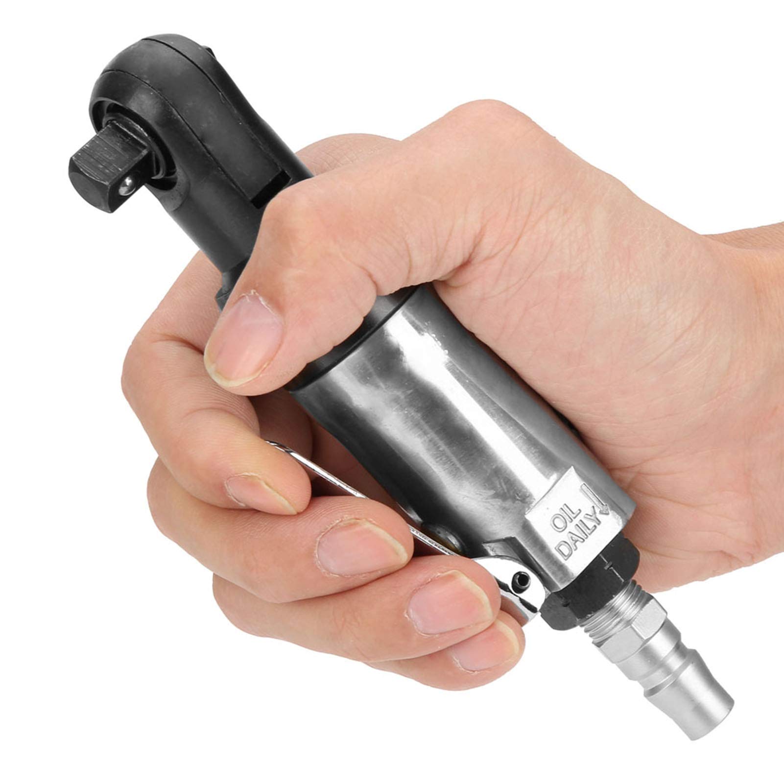 Chiave a cricchetto pneumatica, facile da usare, utilizzare aria compressa come alimentazione, chiave a cricchetto pneumatica, per la produzione di macchinari per costruzioni navali(1/4")