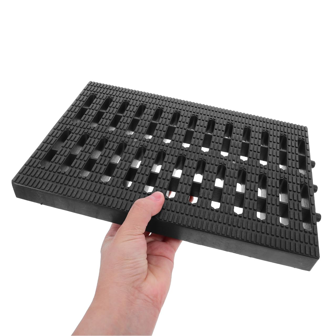 Hemobllo Plastic Drain Grate 12.20X7.87 Inch Rectangular Outdoor Drainage Cover for Kitchen Sewer Yard Garage Channel Grid Easy Clean Durable - Image 4