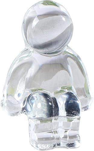 Ornalrist Una estatuilla de cristal para niños, aniversario de cristal, años juntos, hicimos una familia para la boda