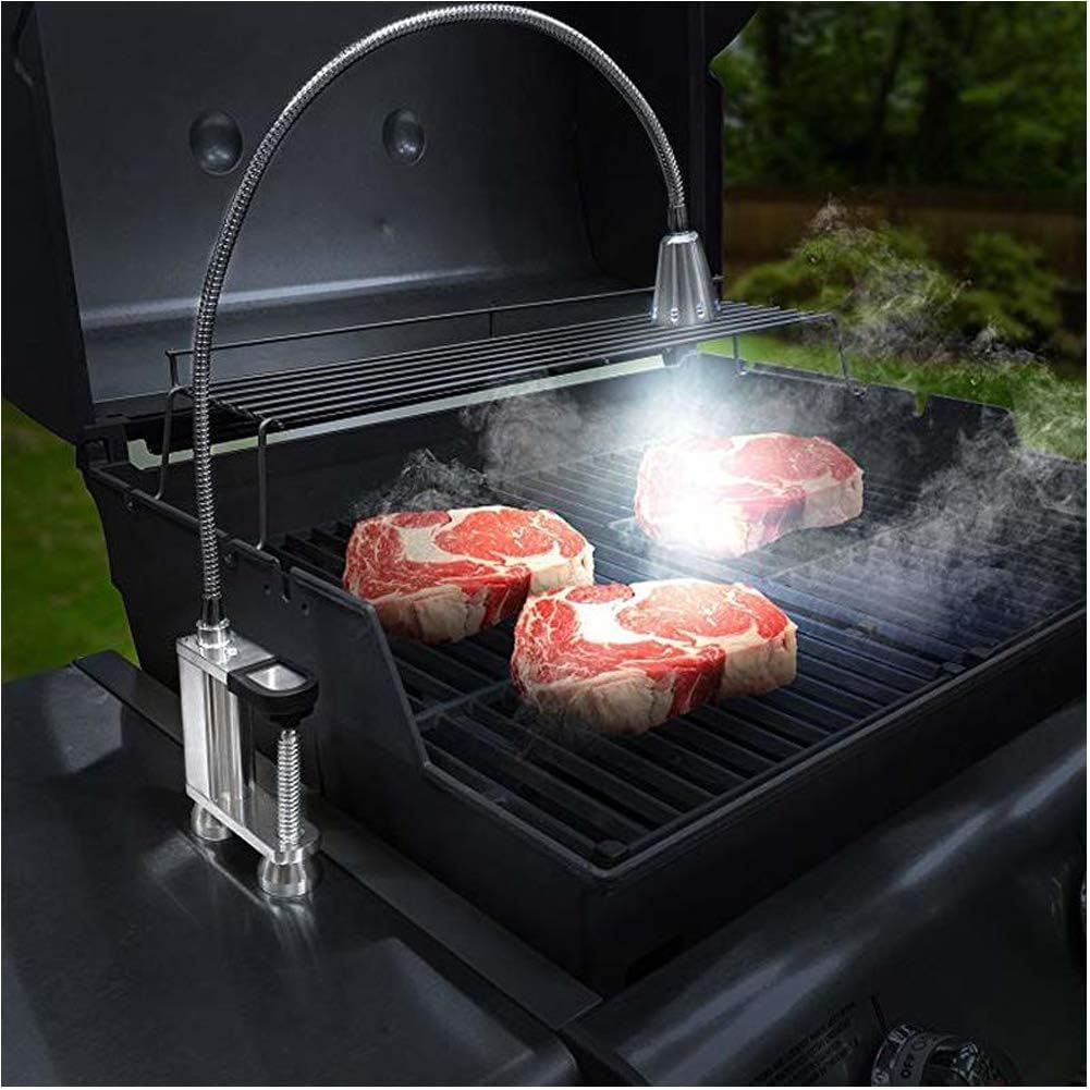 Grilllicht, Magnetischer 360° Flexibel Grilllampe Grillbeleuchtung LED zubehör Verstellbare Outdoor Magnetische BBQ Licht Set Outdoor Grill Lichter BBQ Zubehör Arbeitslampe draußen hardscape