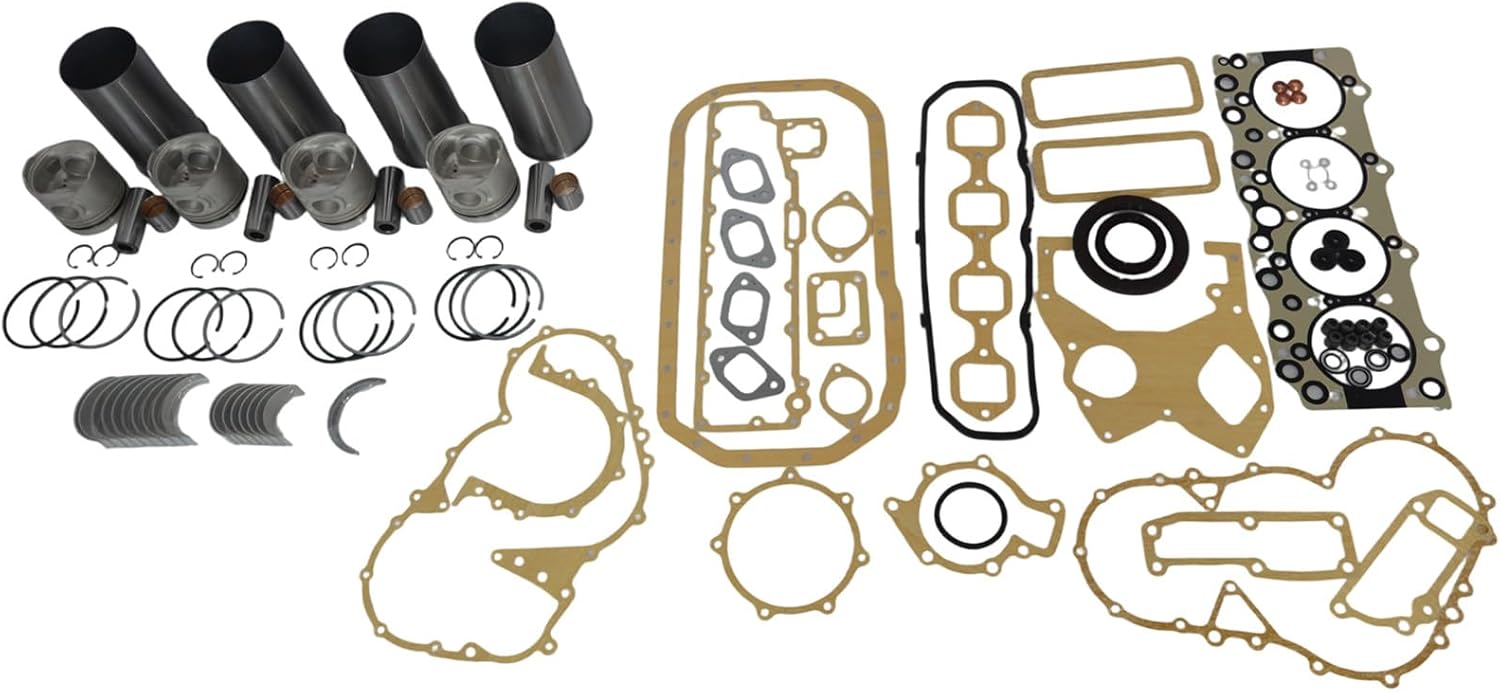 Overhaul Rebuild Kit For Isuzu 4BD1 4BD1T 3.9L Hitachi Excavator ISUZU NPR NQR (Piston height 98mm)