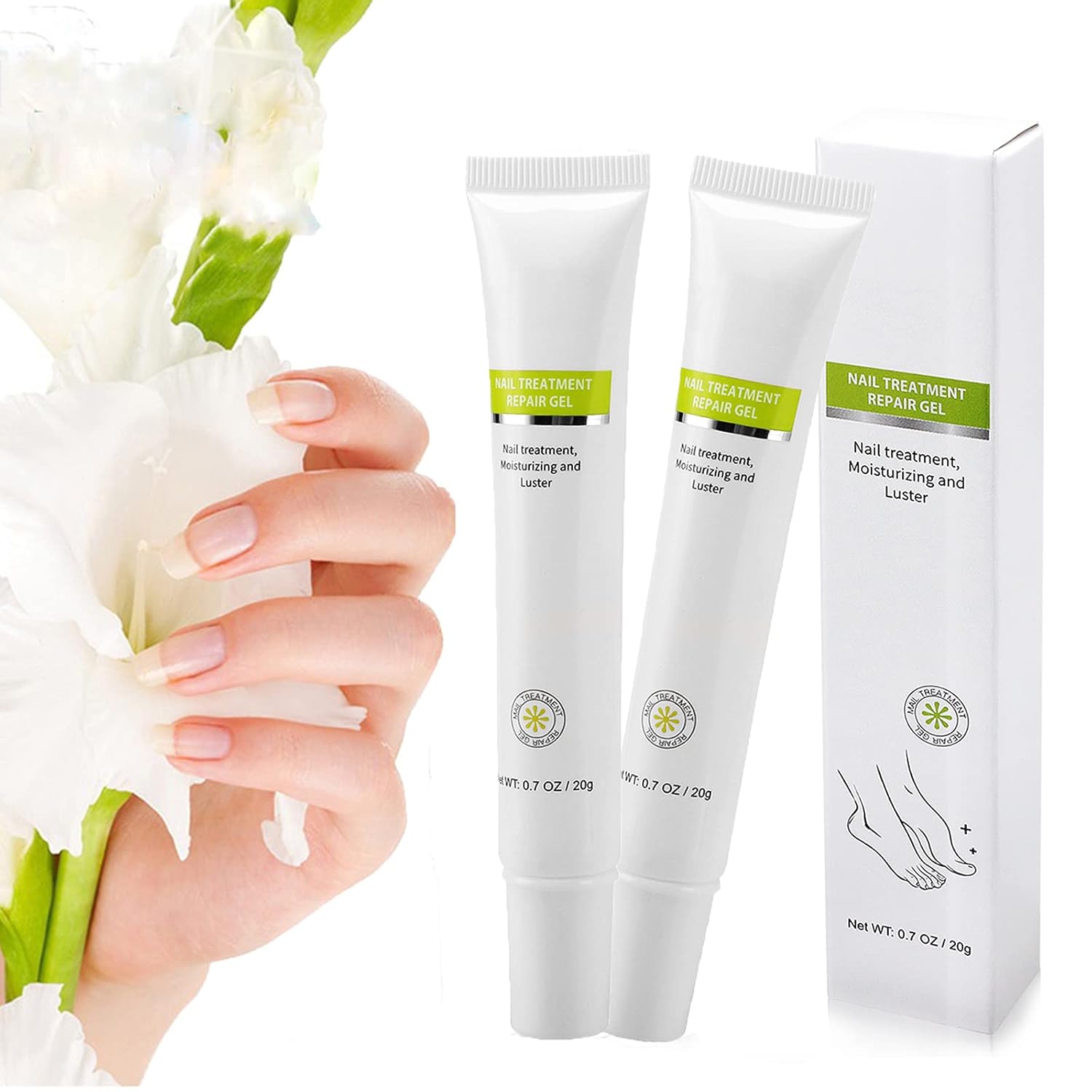 2pcs Toe Be Health Instant Beauty Gel,Nail Cream Remove,Nail Treatment for Toenail and Fingernail, Nail Repair Cream for Cracked Heels and Dry Feet : Beauty & Personal Care