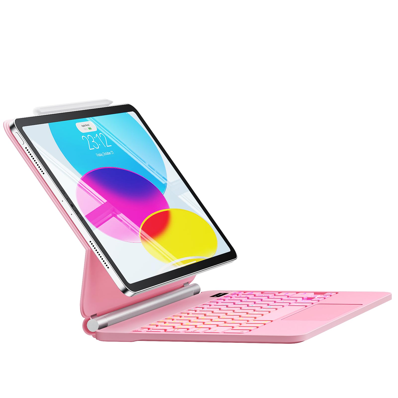for iPad 11th(A16/10th Generation Case with Keyboard – Magic-Style Magnetic Keyboard Case for iPad 10th Gen, Multi-Touch Trackpad - Backlit - Floating Cantilever Stand