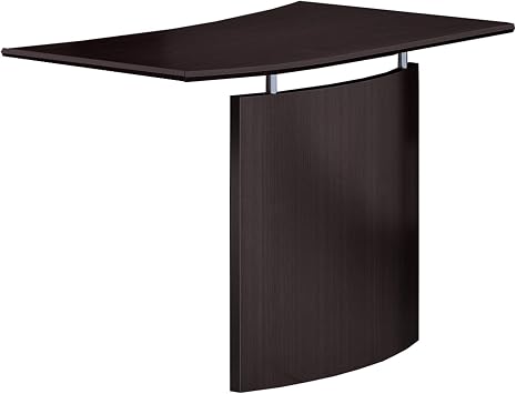 Safco Products MNBDGLLDC Medina Desk, Mocha Laminate