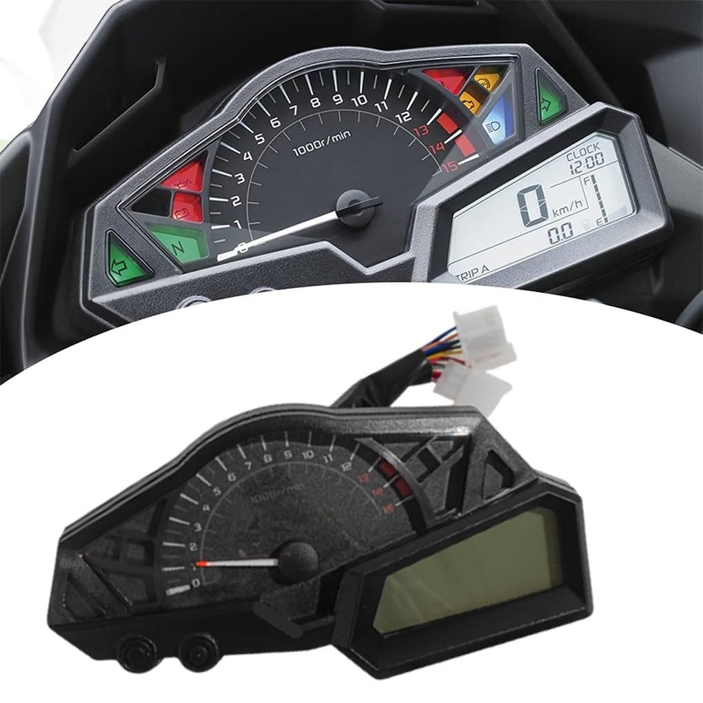 Moto velocímetro Digital para motocicleta, 15000RPM, LCD, odómetro