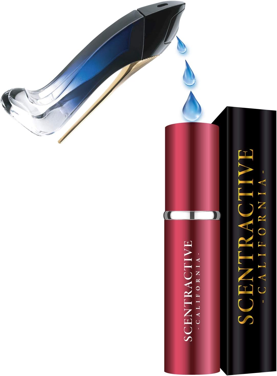 Scentractive 5ml Perfume Atomizer For Woman Refilled With Your Favorite Fragrance as a Complimentary Gift (Good Girl C. H. Perfume)