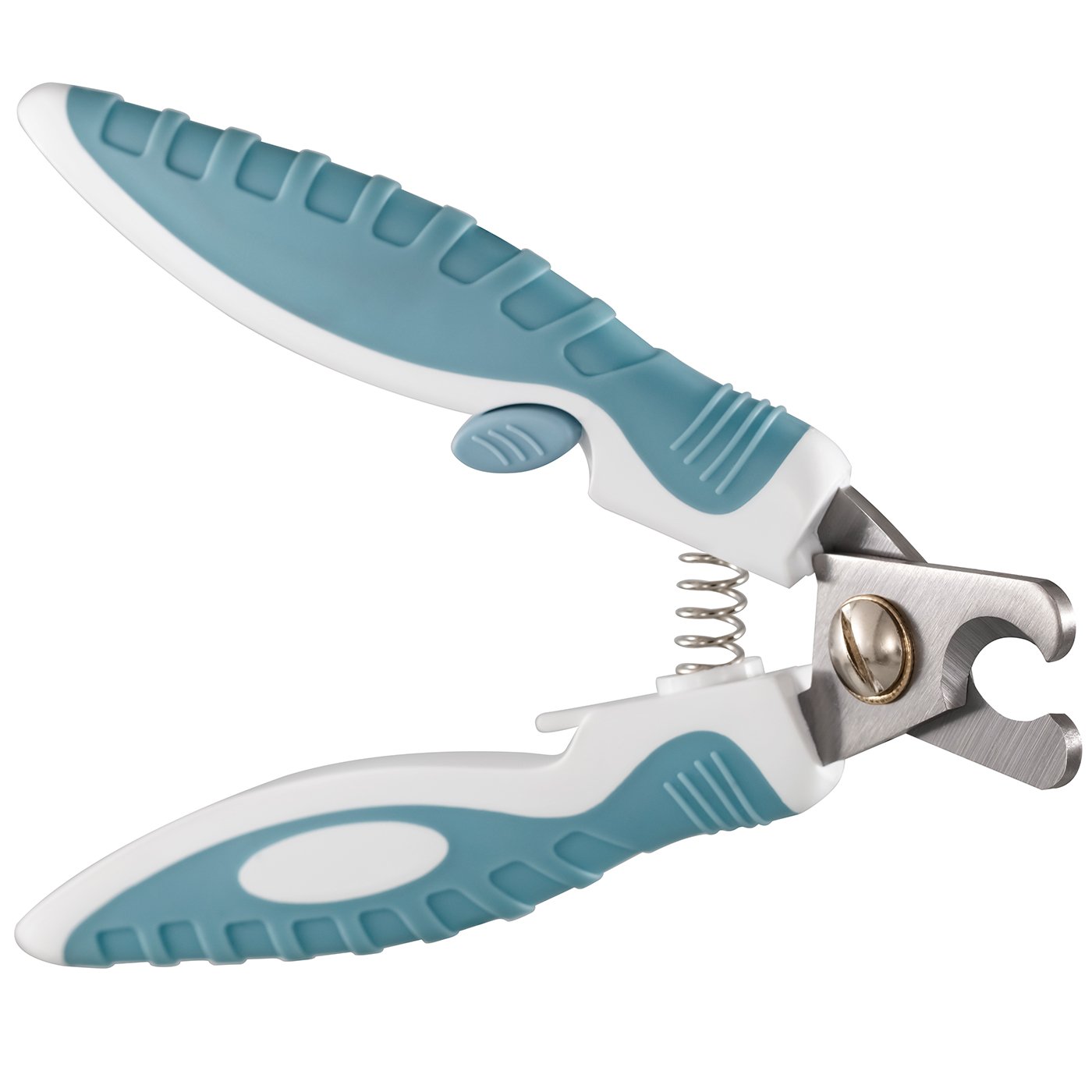 Paws & Pals Dog Nail Clipper Trimmer Scissors For Large Or Small Cats And Pets Stainless Steel Trimming Grooming Tool With Safety Latch Non-Slip Grip Home Professional Use