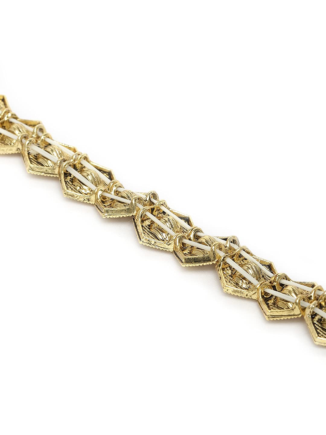 Gold-Plated AD-Studded Handcrafted Jewellery Set