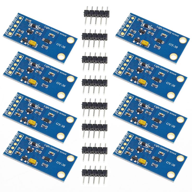 8pcs GY-30 BH1750 BH1750FVI Chip Light Intensity Sensor Light Illumination