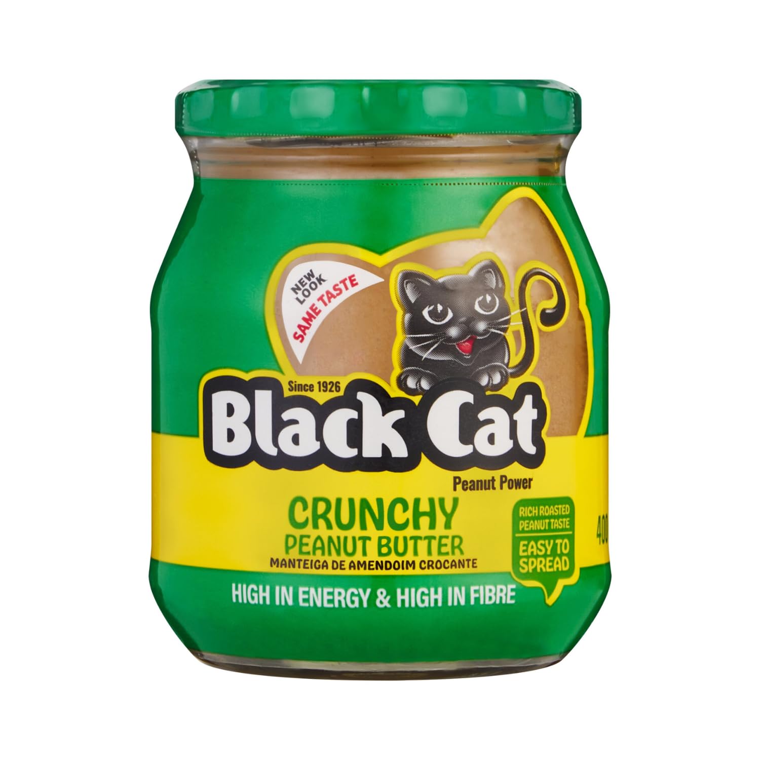 Black Cat Peanut Butter Crunchy - 400g