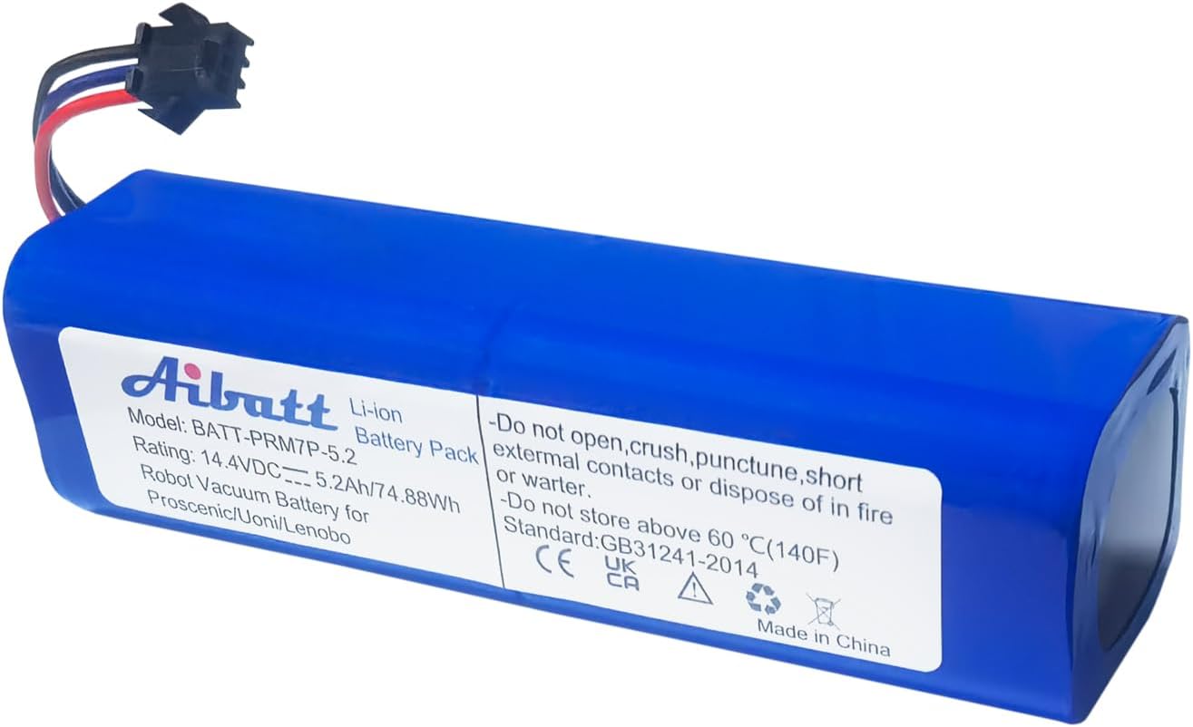 Original 1 12800mAh Li-ion Battery For Lydsto R1,Roidmi Eve Plus ,Proscenic MAX, M7 Pro,M8 Pro