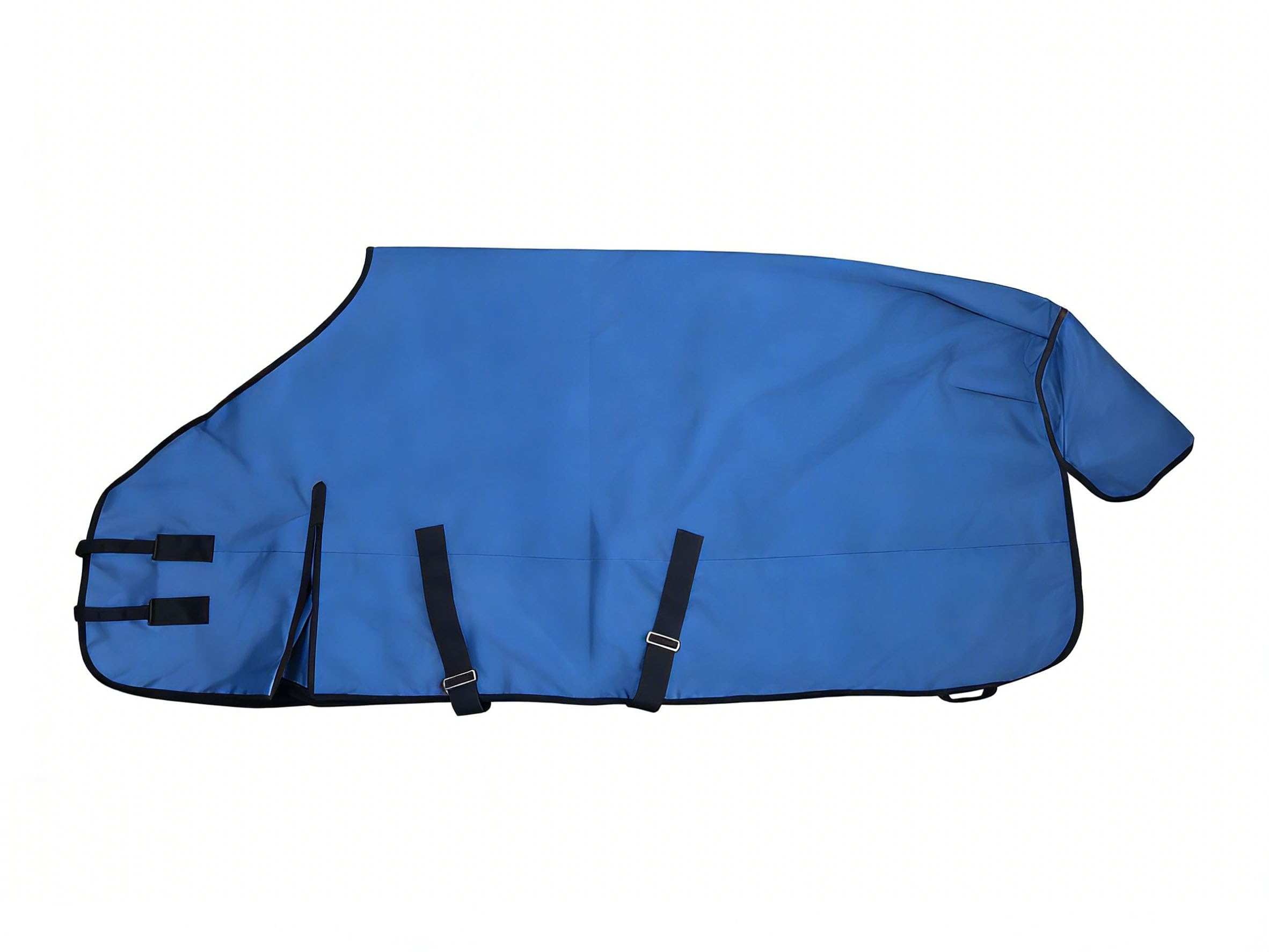 Coperta impermeabile a forma di cavallo 145 135 155 coperta impermeabile con fodera interna 1200D blu 125 cm