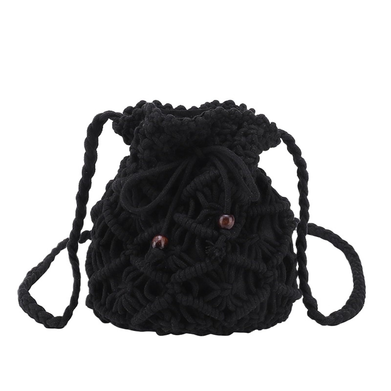 EBZFASO Straw Crochet Shoulder Bag