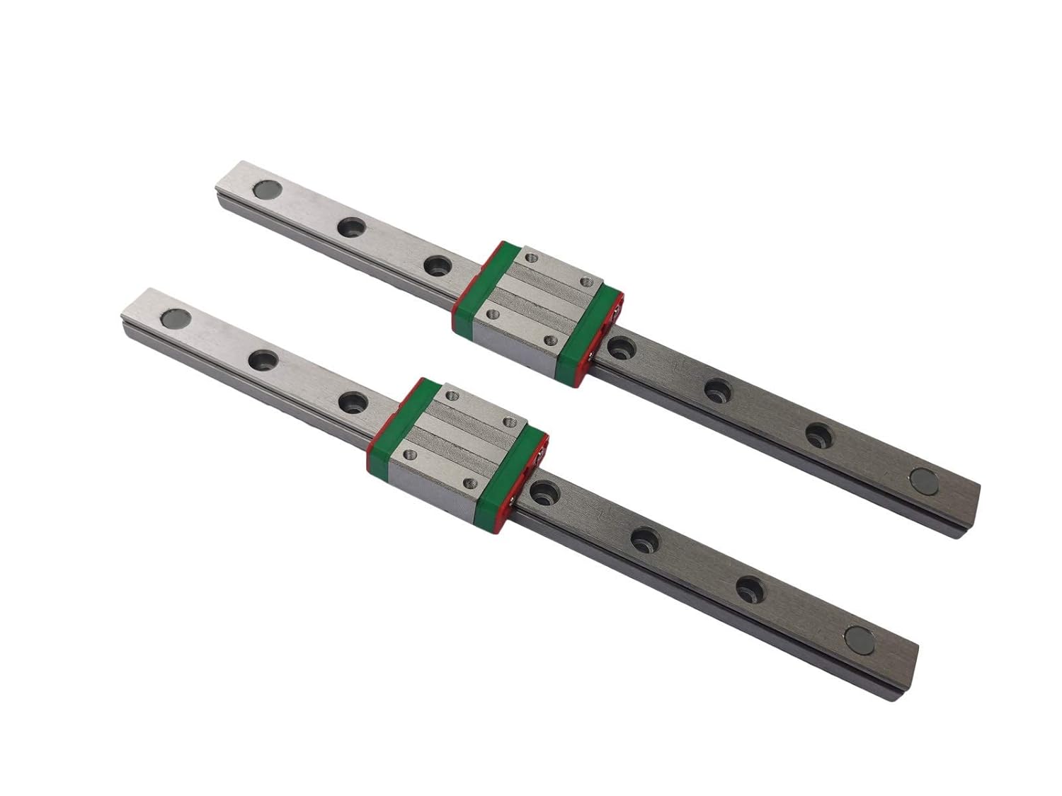 Mssoomm Miniature Linear Sliding Guideway Rail 2Pcs MGN7 MR7 11.81 inch