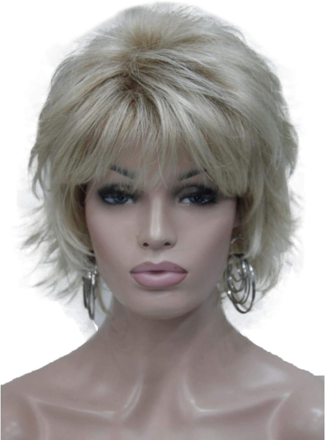 Wiginway Short Layered Shaggy Wavy Wigs 100% Imported Premium Hair Heat Resistant Synthetic for Women 6 Inch
