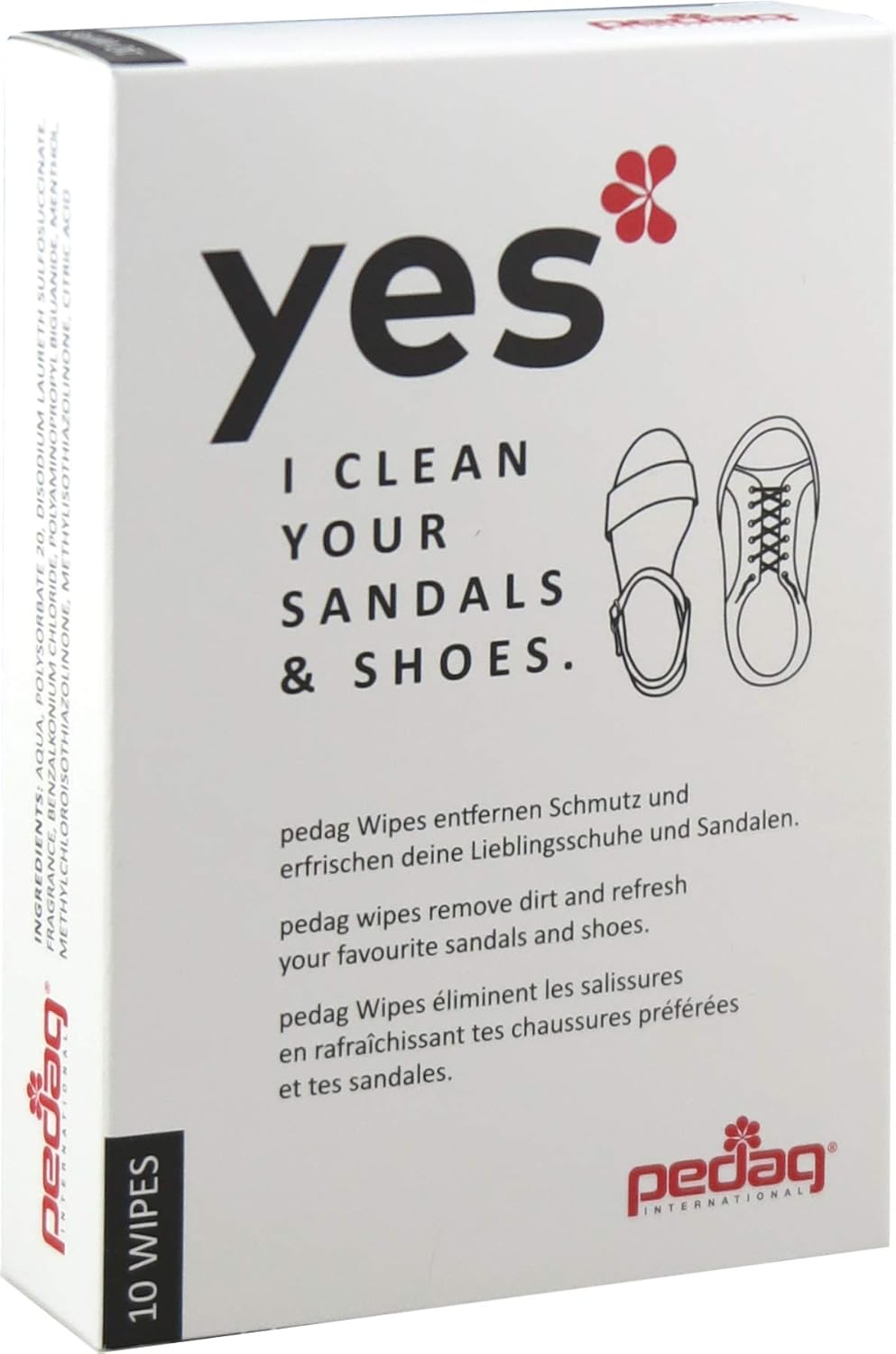 Pedag Pedag Leather Shoe Care Kit; 5 Pc Cleaning and Care Kit for Shoes and Boots