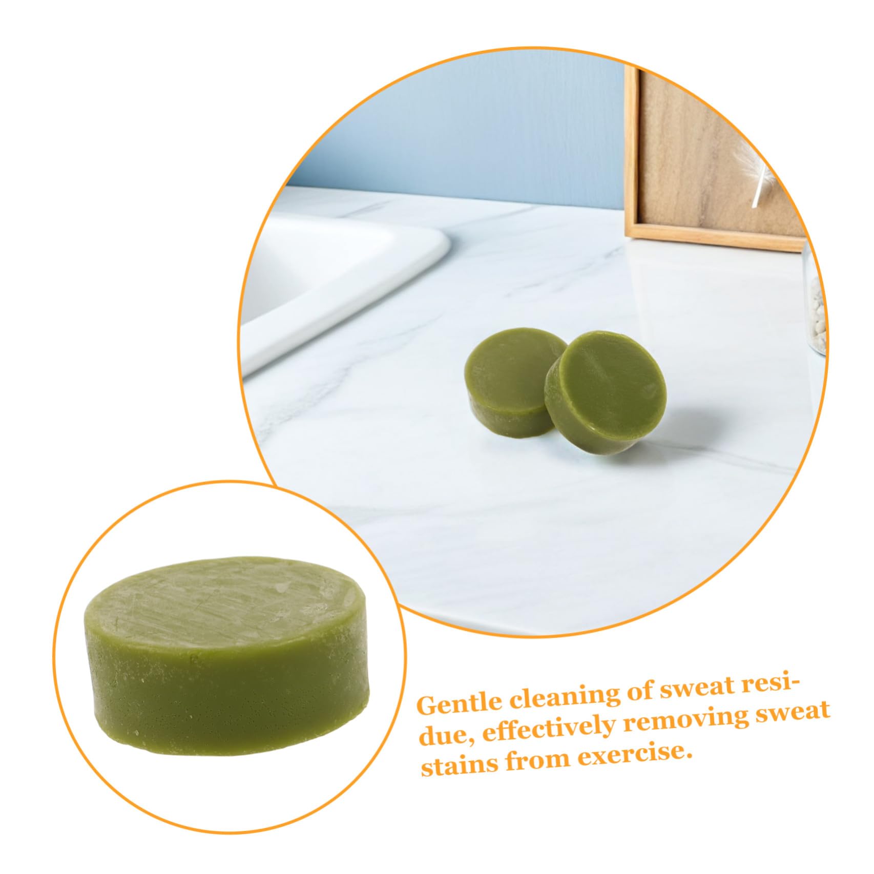 Healeved 6 Pezzi Artigianale per Ascelle Olio, Deodorante e Idratante, Base Naturale, per Docce e Quotidiano Corpo