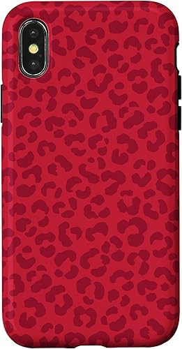 Miniatura 7 de Carcasa para iPhone 14 Pro Max con estampado de leopardo, guepardo y animal, color rojo claro