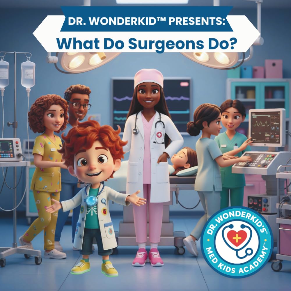 Dr. WonderKid Presents: What Do Surgeons Do? (Med Kids Academy Healthcare Heroes)