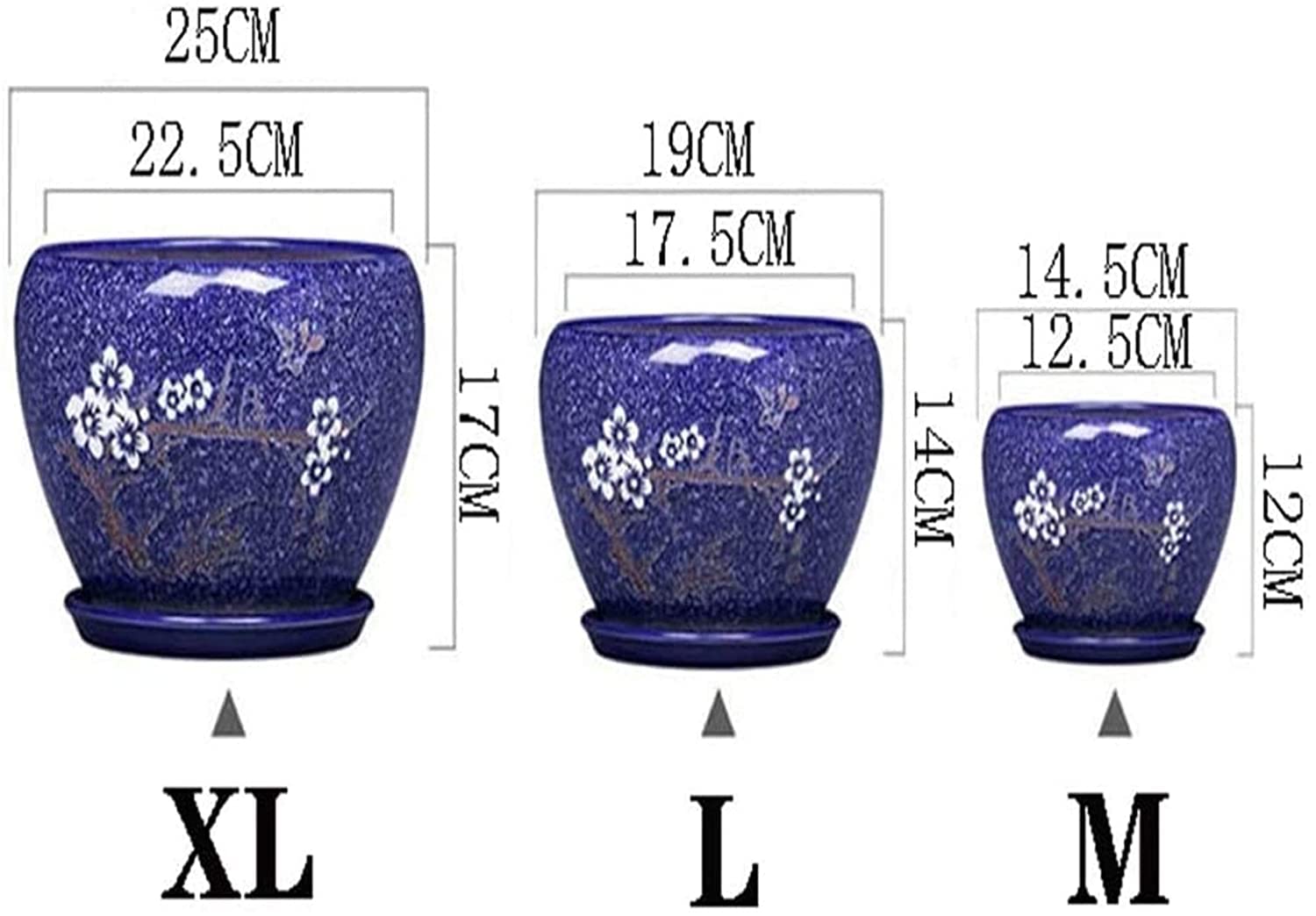 Doniczka Ceramiczna Bardzo duży salon Osobowość Zielona umywalka z otworem drenażowym Doniczki Bonsai Dekoracyjny ogród Stojak na kaktusy Ceramiczny przeszklony pojemnik na kwiaty