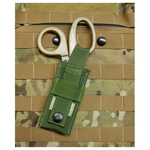 Trauma Shears Holster Green MOLLE Pouch Medical EMS Para Rescue CSAR EMT PJ