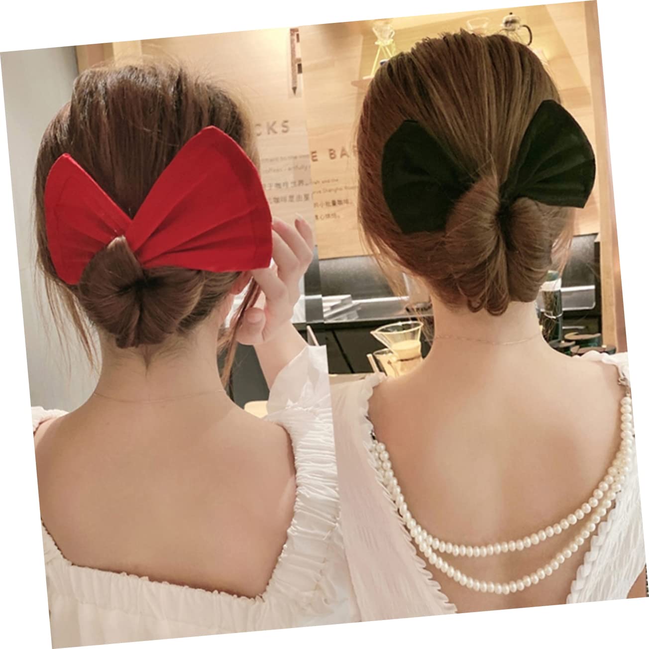 5pcs Twisted Hair Bun Maker Tool Hair Bun Shaper for Easy Hairstyles for Yoga Running Parties Travel Present for Friends Family