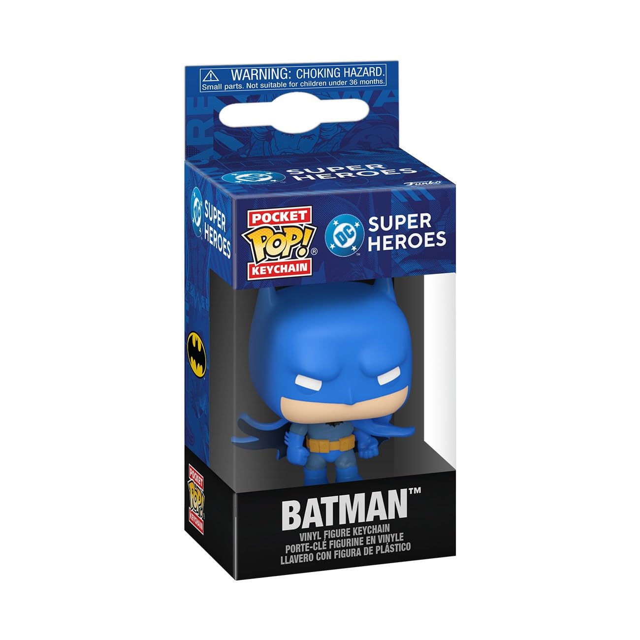 Funko Pop! Brelok do kluczy: DC New Classics - Batman - DC Comics - Mini kolekcjonerska figurka winylowa nowość brelok do kluczy - wypełniacze do skarpet - pomysł na prezent - oficjalny towar